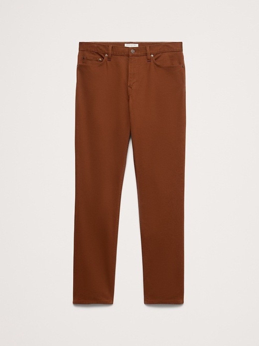 Banana Republic Traveler Chino Slim Fit Pants Rust Men's 35x30
